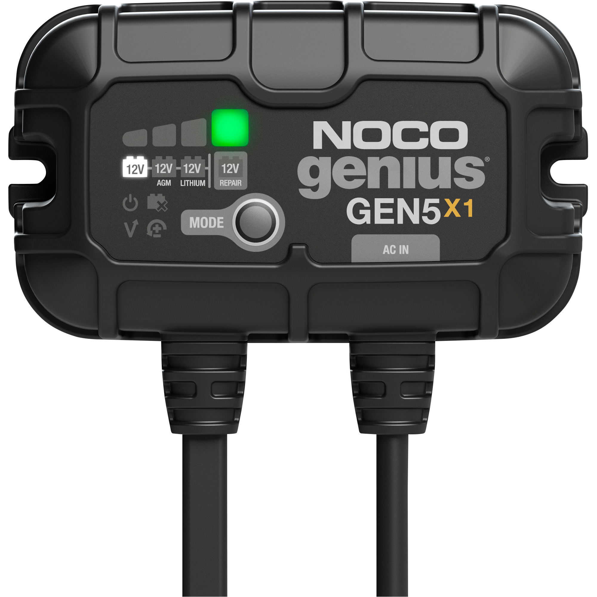 Noco Genius Onboard Battery Charger/Maintainer/Desulfator, 1 Bank, 5 Amps, Model# GEN5X1